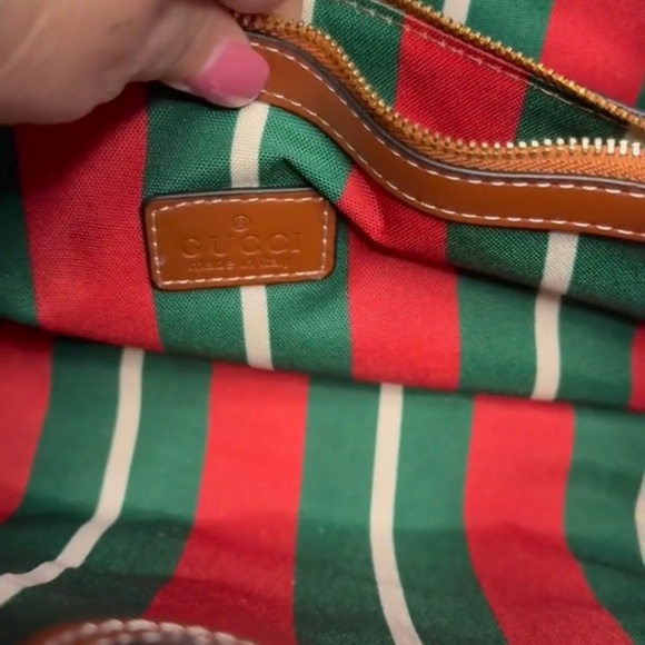 Beige and Brown Shoulder Bag, New - Picture 14 of 15